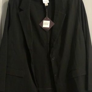 Women’s plus size bi-stretch twill blazer